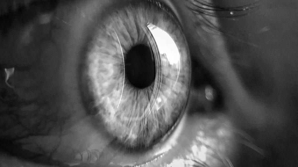 Detailed close-up of a human eye