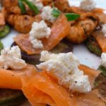 Fresh salmon rich in omega-3